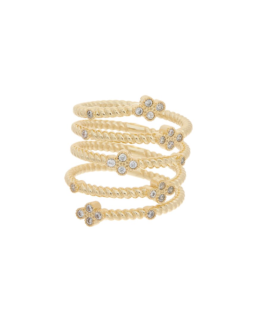 Juvell 18k Plated Cz Ring