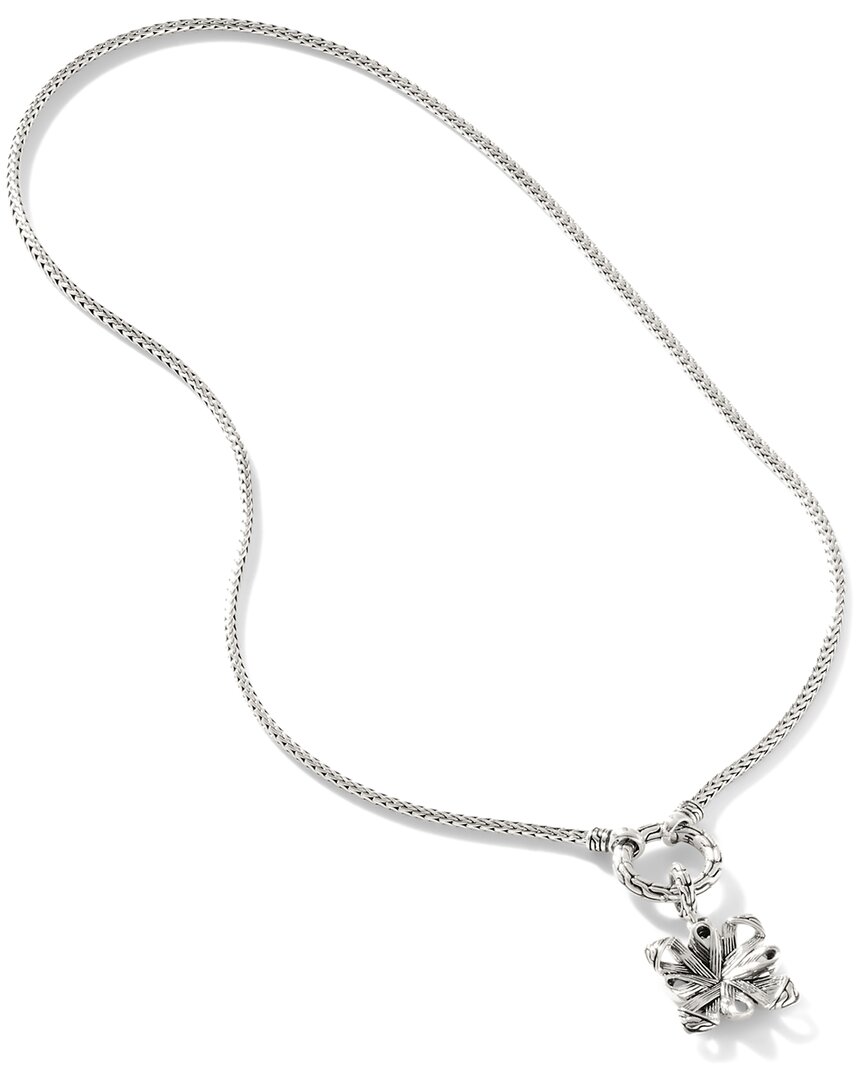 John Hardy Silver Classic Chain Pendant Necklace In Metallic