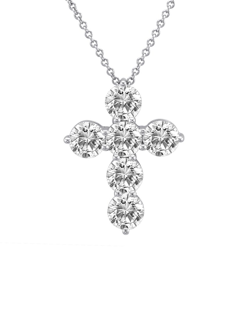 DIANA M. DIANA M. FINE JEWELRY 18K 1.50 CT. TW. DIAMOND CROSS PENDANT NECKLACE