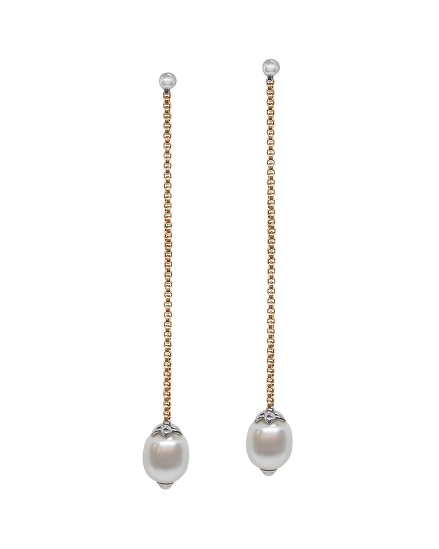 Alor Classique 18k 11mm Pearl Earrings In Gold