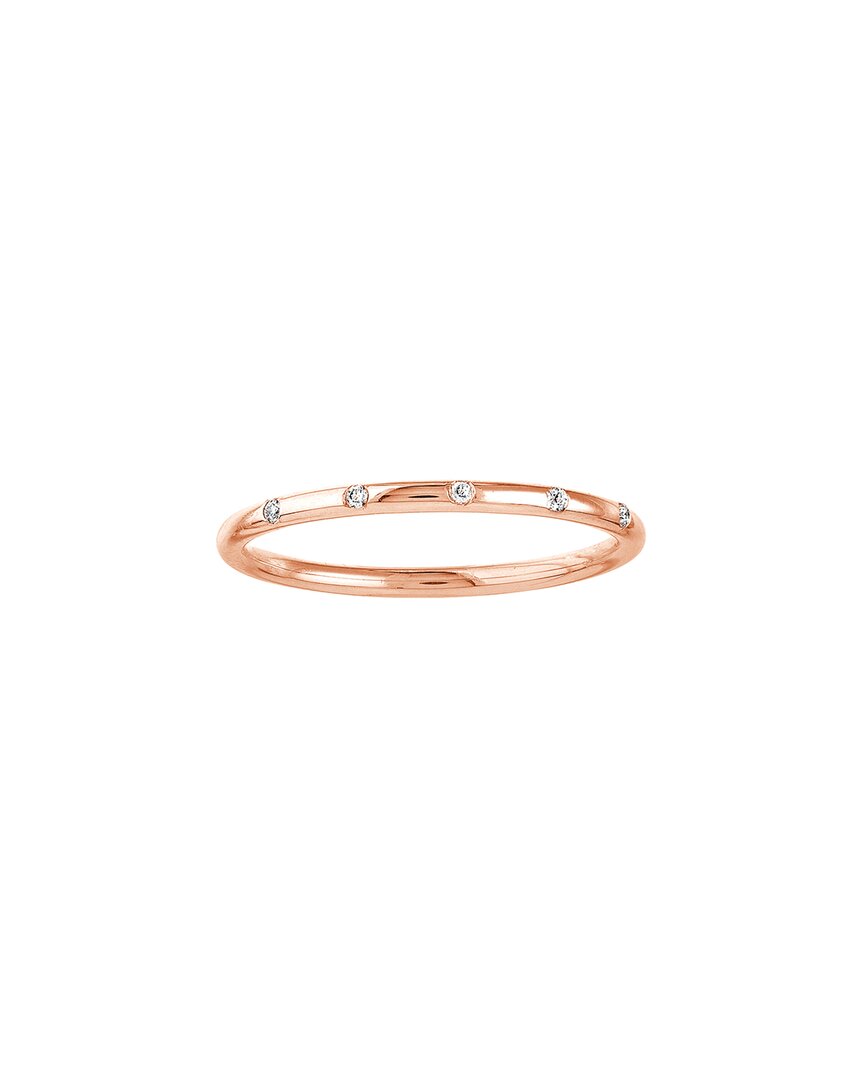 Shop Pure Gold 14k Rose Gold Thin Ring