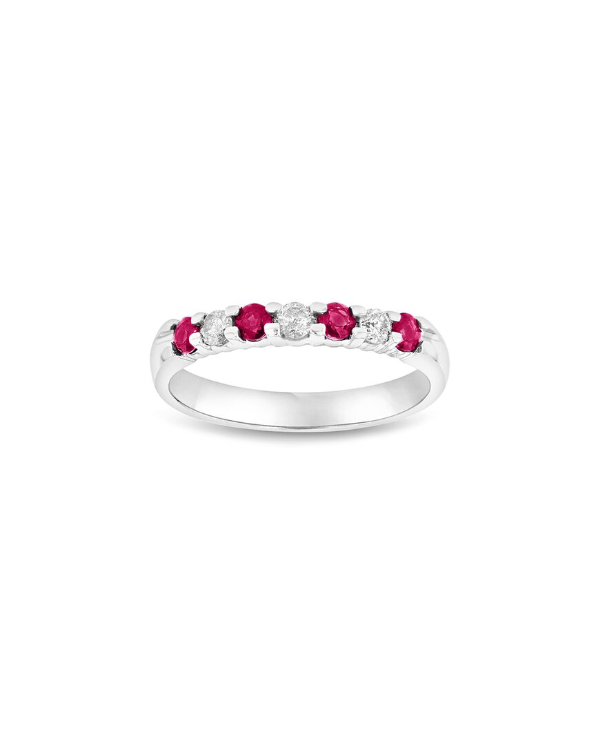 Diana M. Fine Jewelry 14K 0.54 ct. tw. Diamond & Ruby Ring