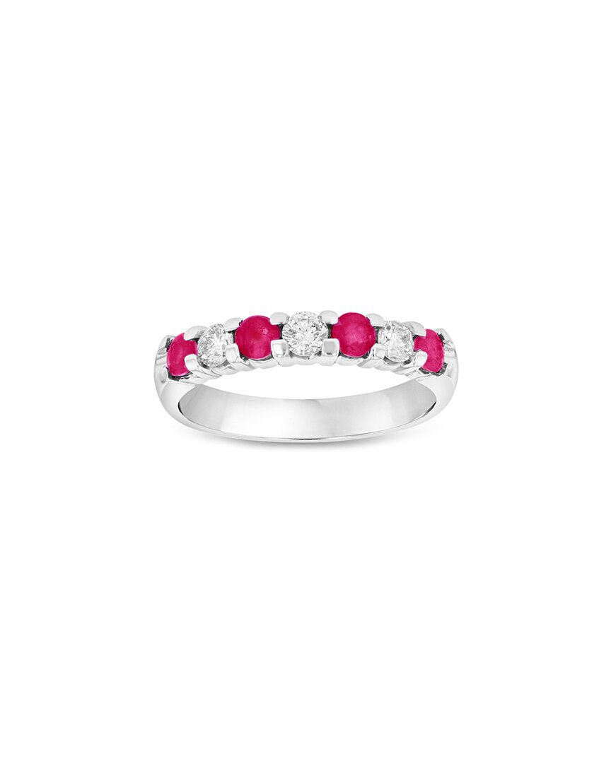 Diana M. Fine Jewelry 14K 0.78 ct. tw. Diamond & Ruby Ring
