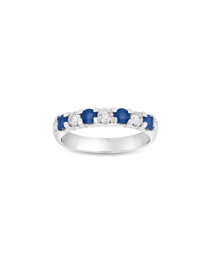 Diana M. Fine Jewelry 14K 0.78 ct. tw. Diamond & Sapphire Ring