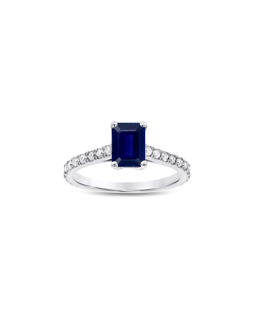 Diana M. Fine Jewelry 14K 1.36 ct. tw. Diamond & Sapphire Ring