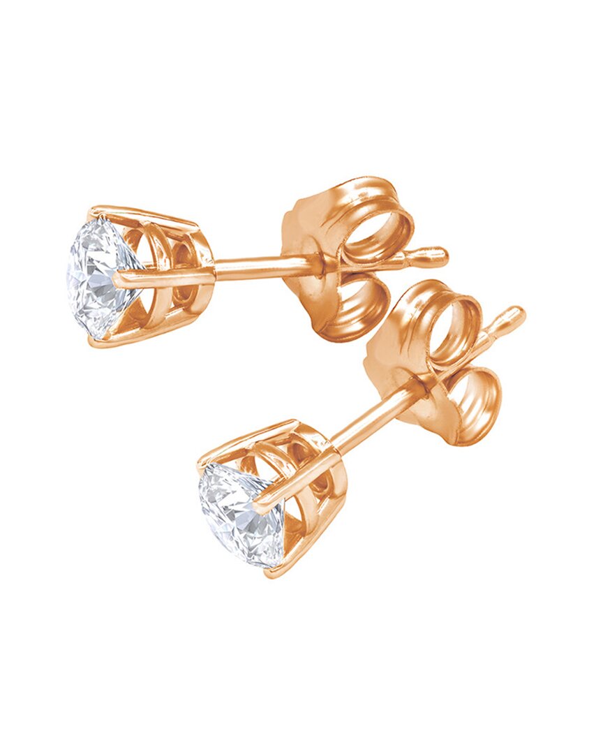 Diana M. Fine Jewelry 14K Rose Gold 1.00 ct. tw. Diamond Studs