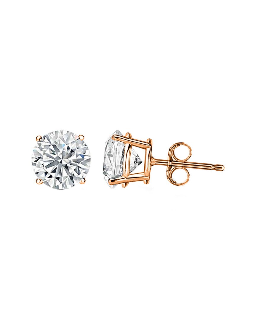 Diana M. Fine Jewelry 14k Rose Gold 3.00 Ct. Tw. Diamond Studs