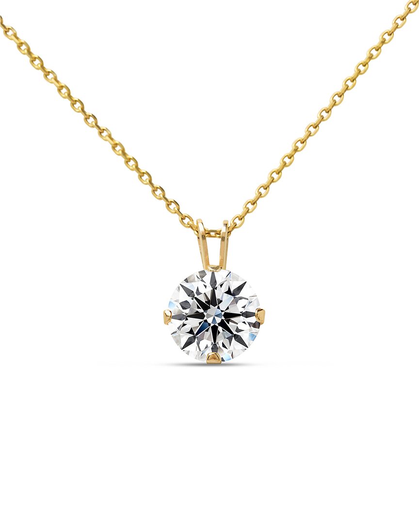 Jaclyn Smith 0.25 Ct. Tw. Lab-grown Moissanite Necklace In Gold