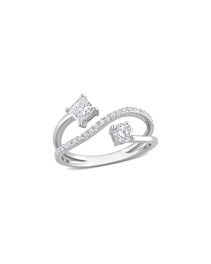 Lab Grown Diamonds Silver 0.85 Ct. Tw. Lab Grown Diamond Ring