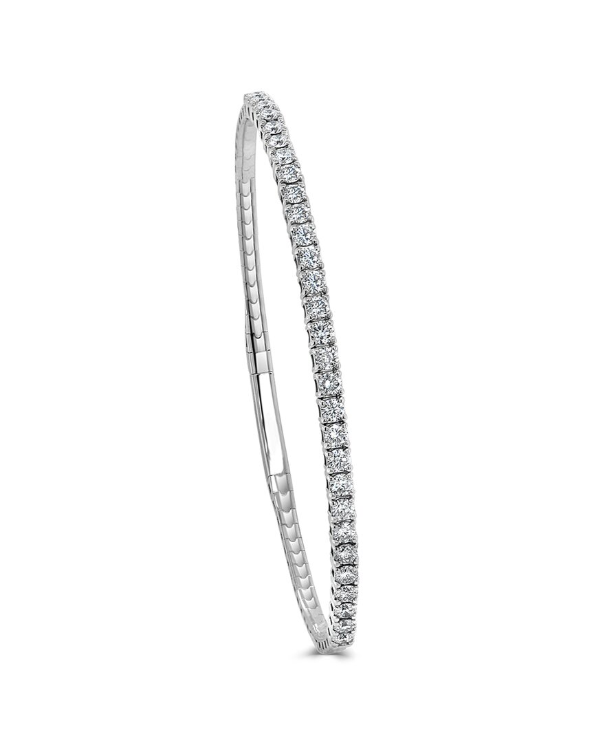 Sabrina Designs 14k 1.89 Ct. Tw. Diamond Bangle Bracelet In Metallic