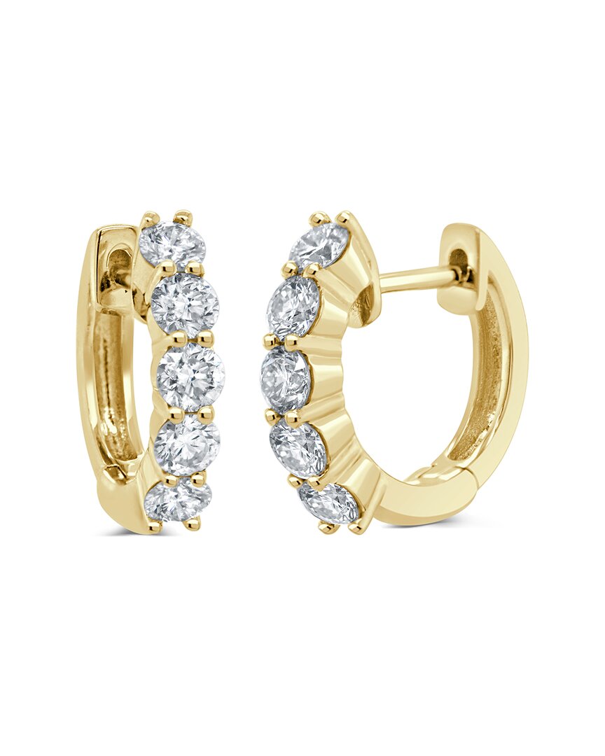 Sabrina Designs 14k 0.81 Ct. Tw. Diamond Huggie Earrings In Gold