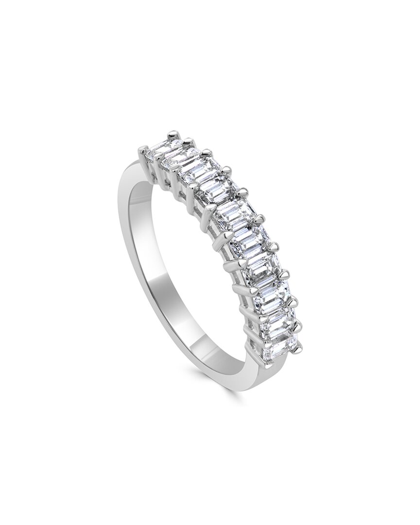 Sabrina Designs 14k 1.05 Ct. Tw. Diamond Half-eternity Ring In Metallic
