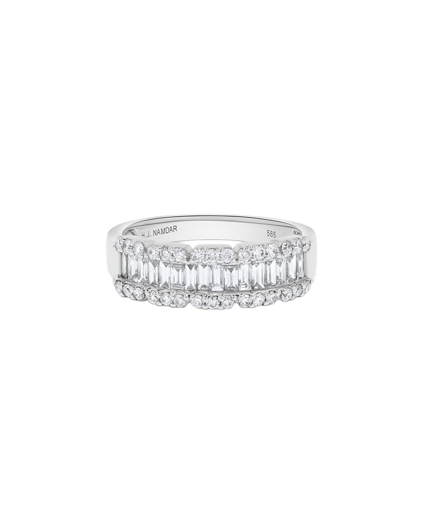 H.j. Namdar 14k 1.00 Ct. Tw. Diamond Cluster Bracelet