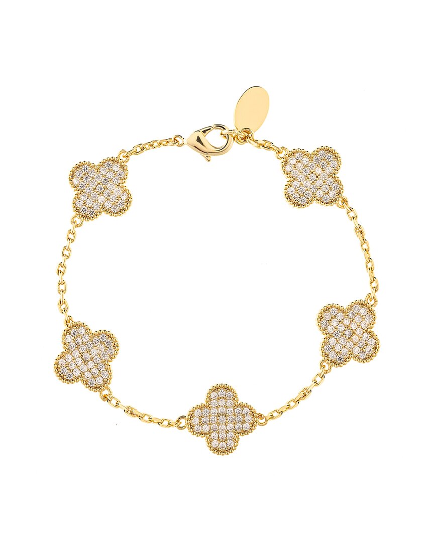 Rivka Friedman 18k Plated Cz Bracelet