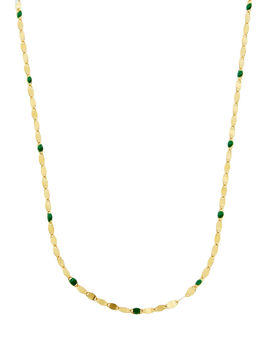Savvy Cie Silver Necklace In Gold