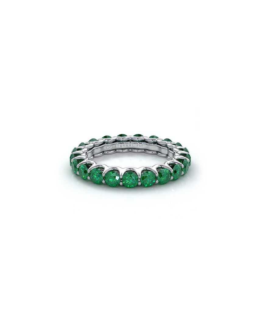 The Eternal Fit 14k 3.10 Ct. Tw. Emerald Eternity Ring