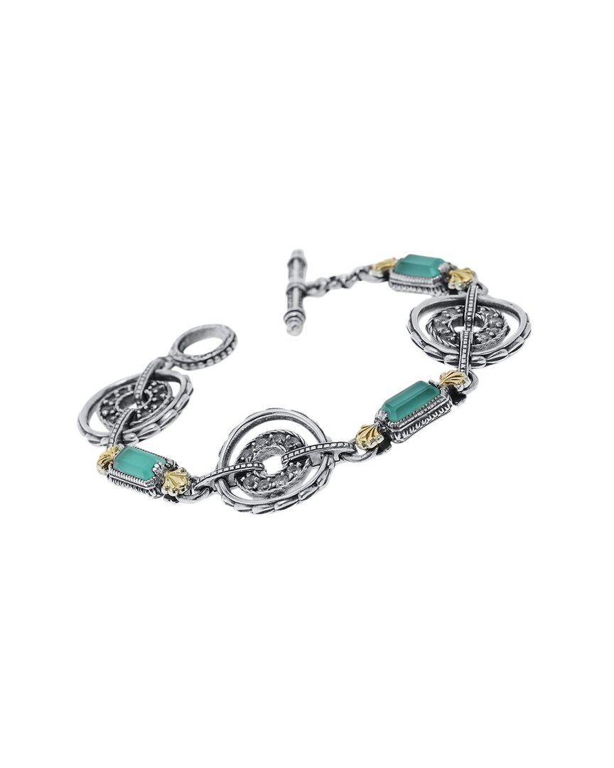 Konstantino 18k & Silver Gemstone Bracelet