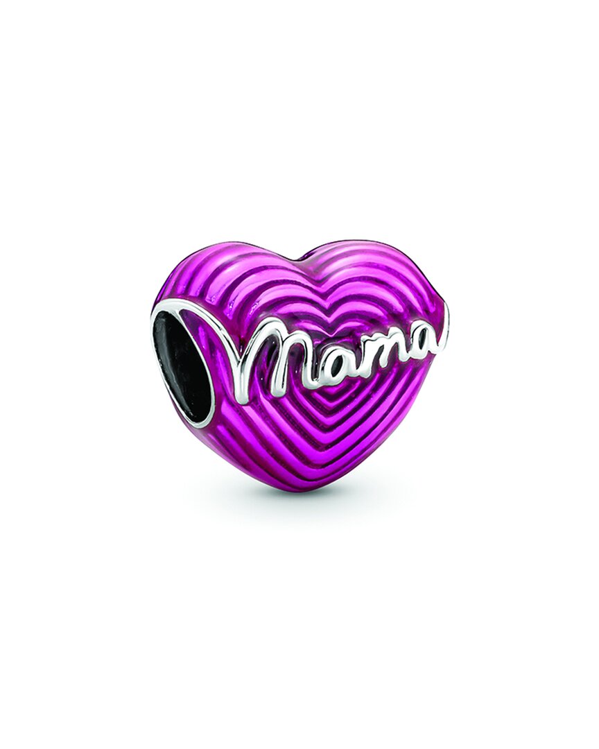 Shop Pandora Moments Silver Heart Mama Charm