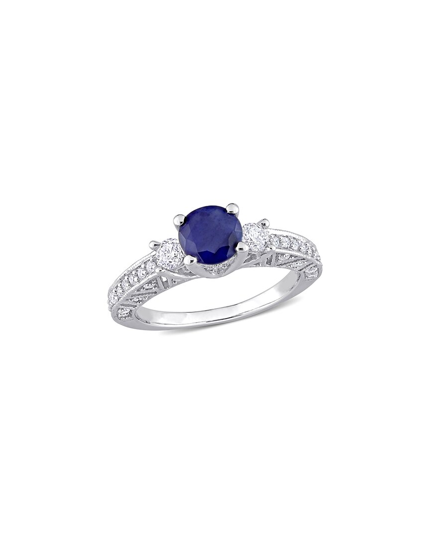 Rina Limor 14k 1.60 Ct. Tw. Diamond & Sapphire Ring