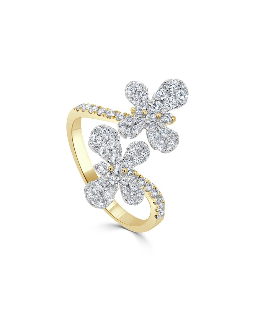 Sabrina Designs 14k 0.97 Ct. Tw. Diamond Butterfly Ring