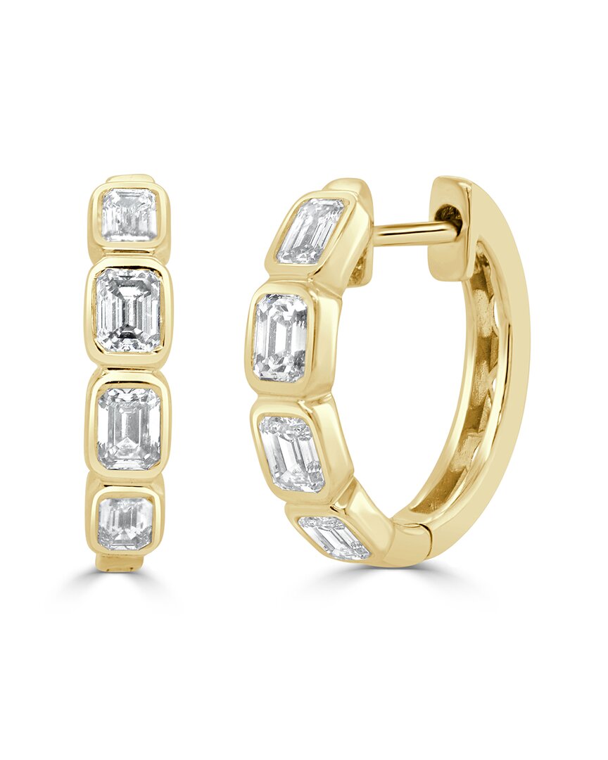 Sabrina Designs 14k 0.88 Ct. Tw. Diamond Huggie Earrings In Gold