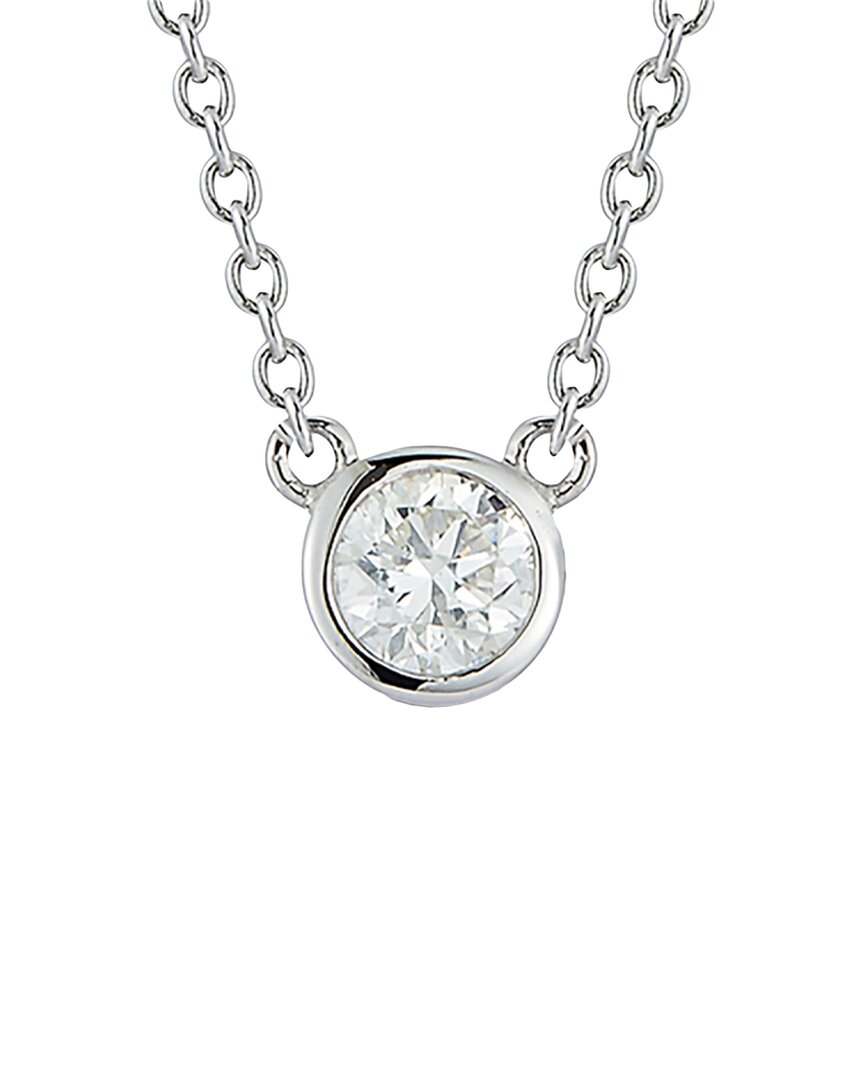 Nephora 14k 0.25 Ct. Tw. Diamond Necklace In Metallic
