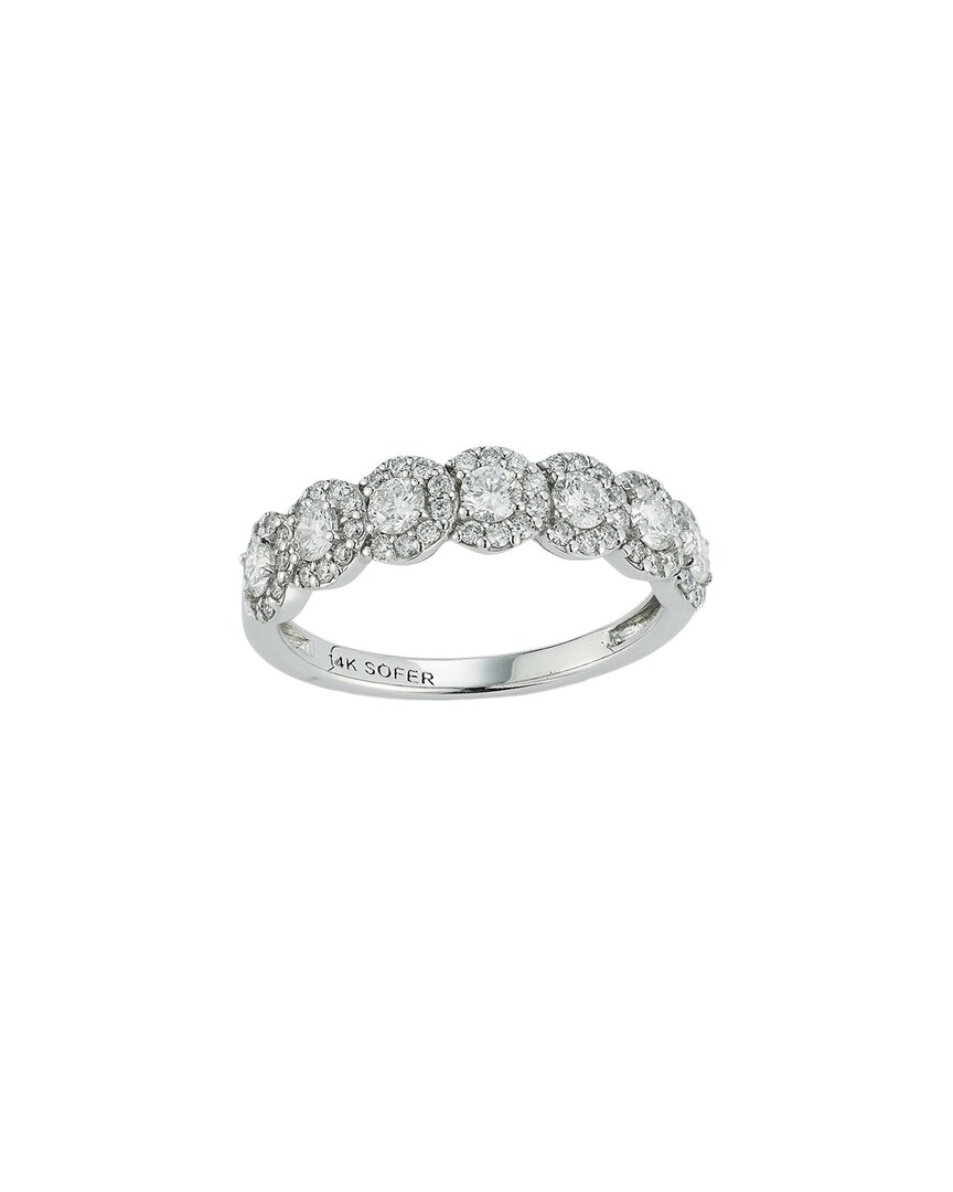 Nephora 14k 0.80 Ct. Tw. Diamond Halo Ring In Metallic