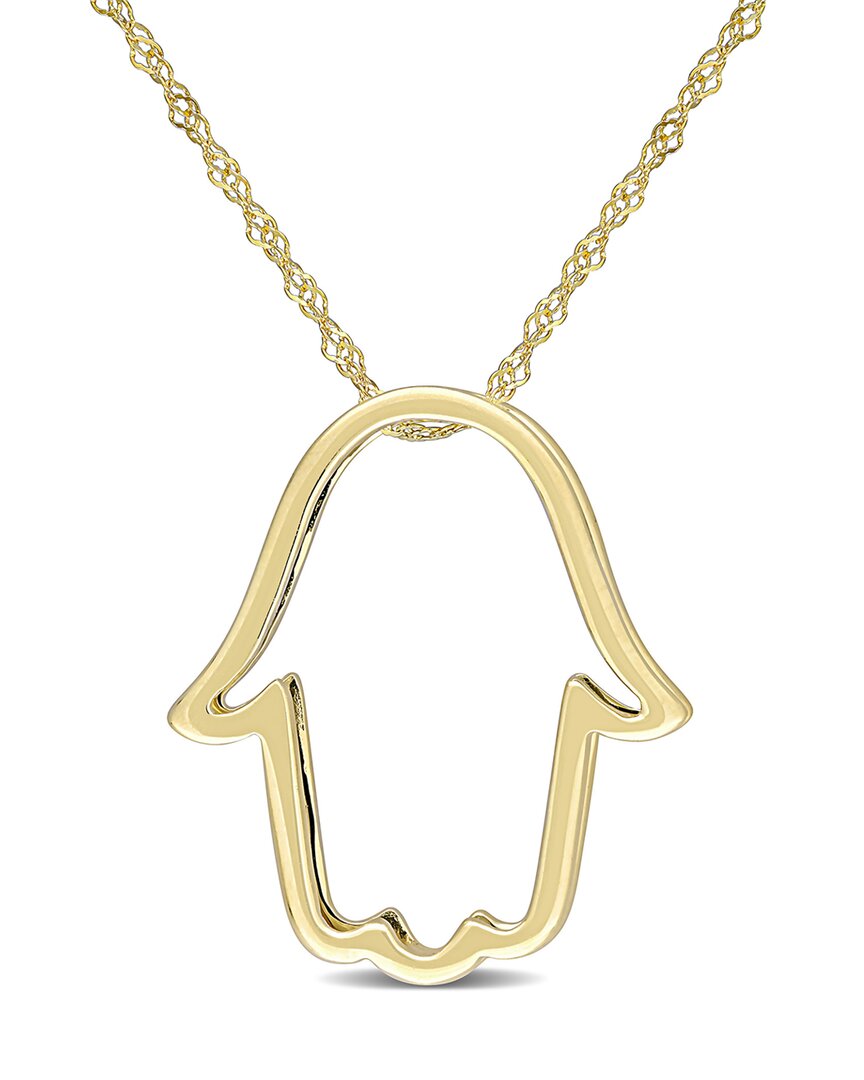 Rina Limor 14k Hamsa Pendant