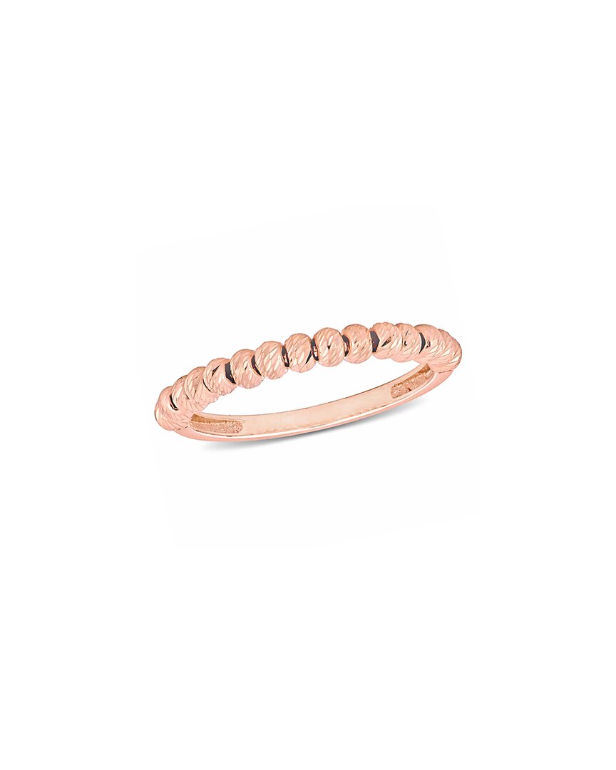 Shop Rina Limor 14k Rose Gold Semi-eternity Ring