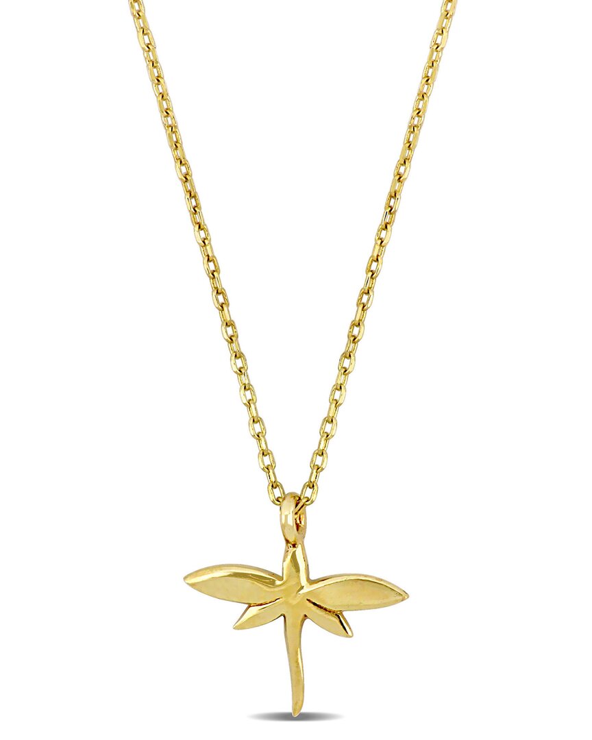Rina Limor 14k Dragonfly Necklace
