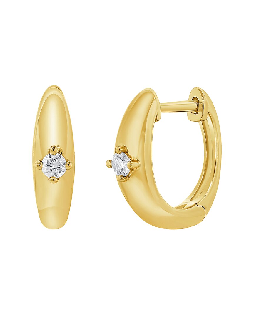 Sabrina Designs 14k 0.12 Ct. Tw. Diamond Hoops