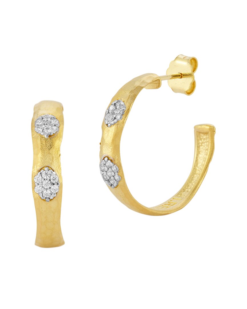 Shop I. Reiss 14k 0.20 Ct. Tw. Diamond Hoops