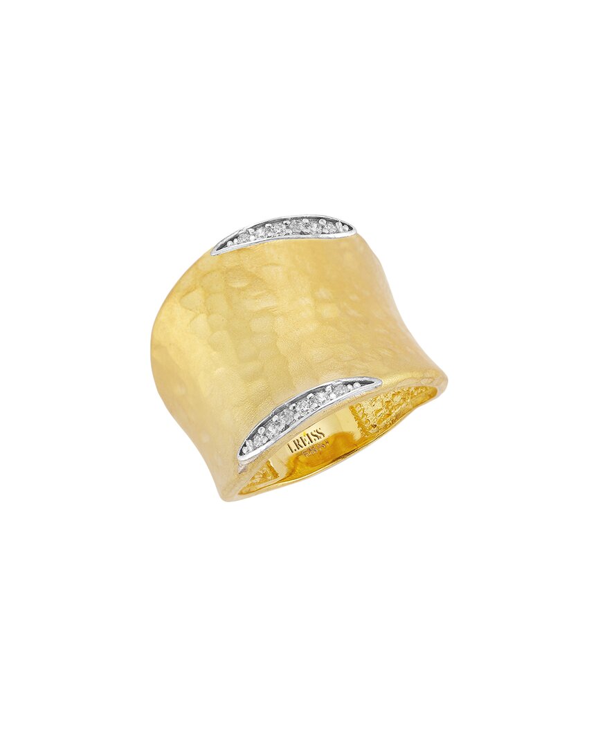 I. Reiss 14k 0.10 Ct. Tw. Diamond Cuff Ring