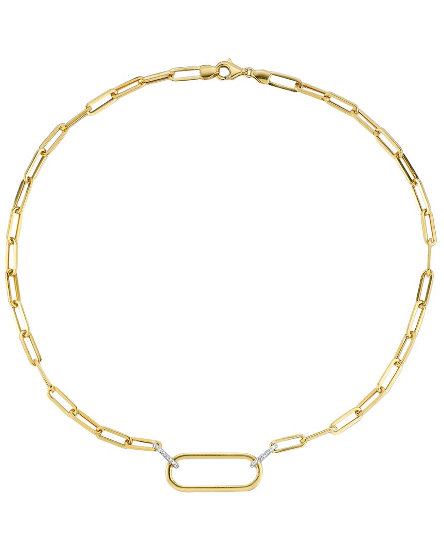 Shop I. Reiss 14k 0.27 Ct. Tw. Diamond Ellipse Necklaces