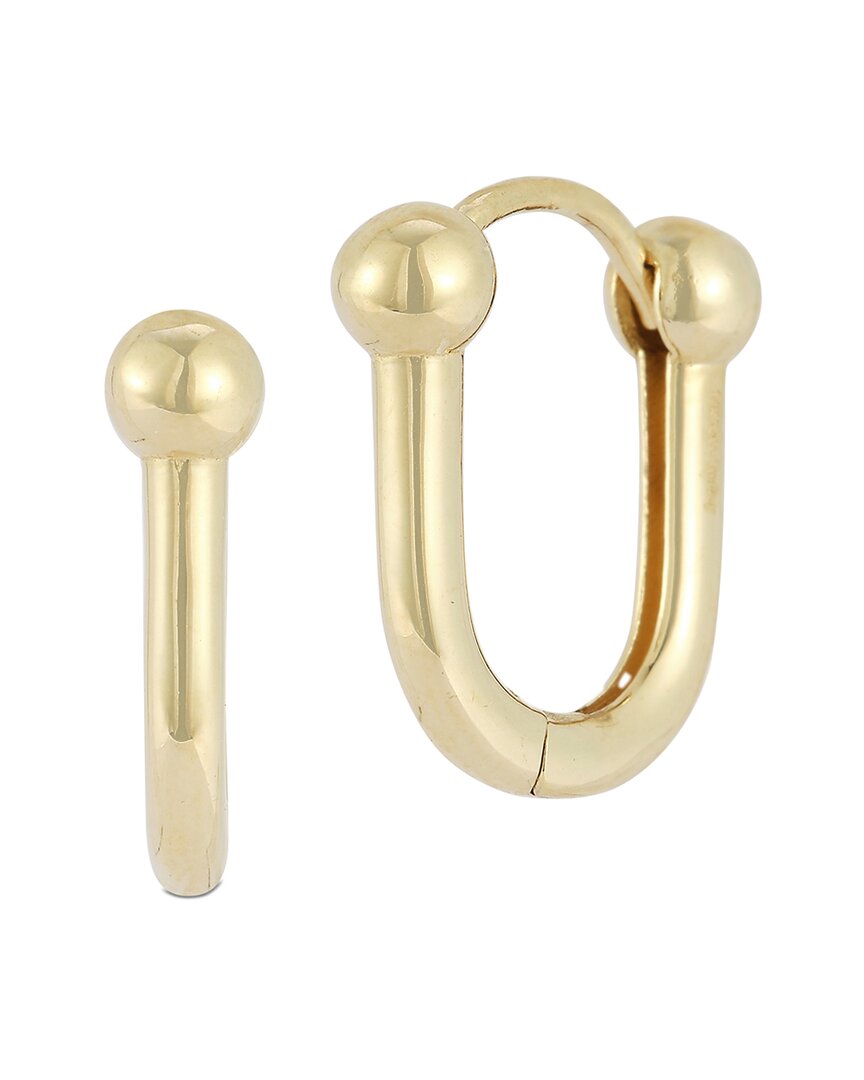 Ember Fine Jewelry 14k Stirrup Huggie Earrings