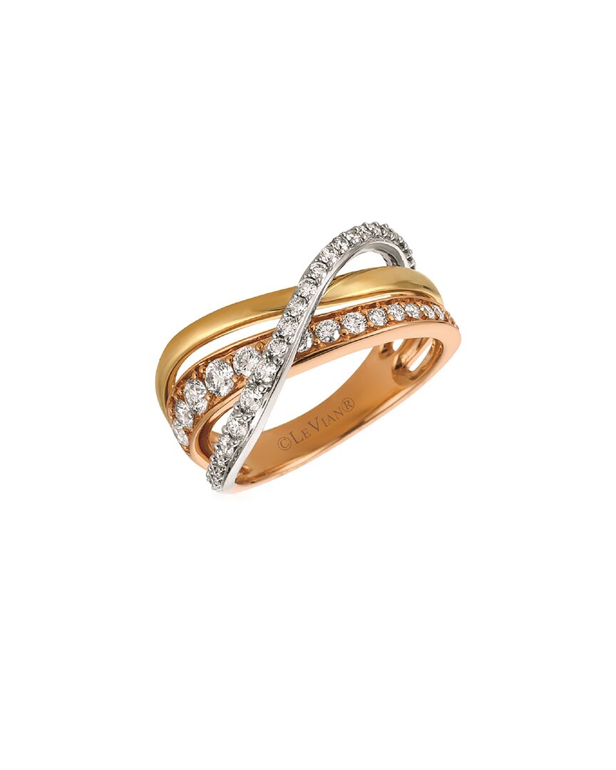 Le Vian 14k Tri Gold 0.76 Ct. Tw. Diamond Ring