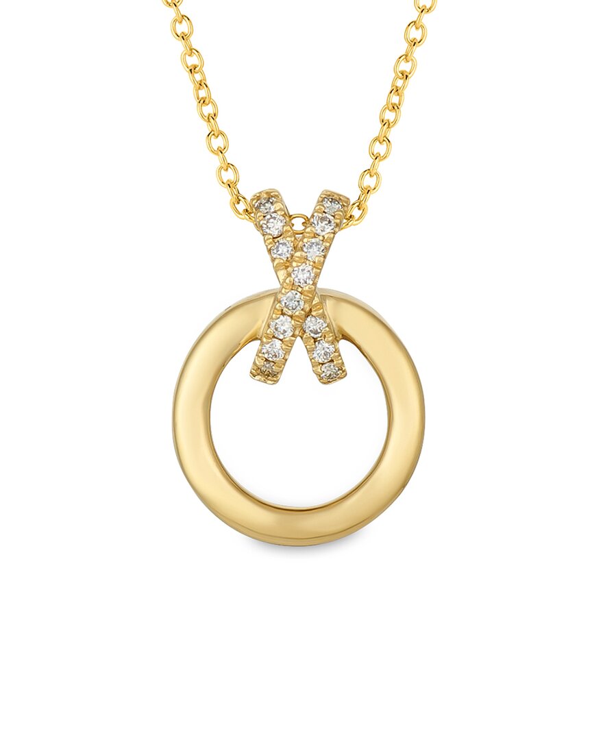 Le Vian 14k Honey Gold Diamond Necklace