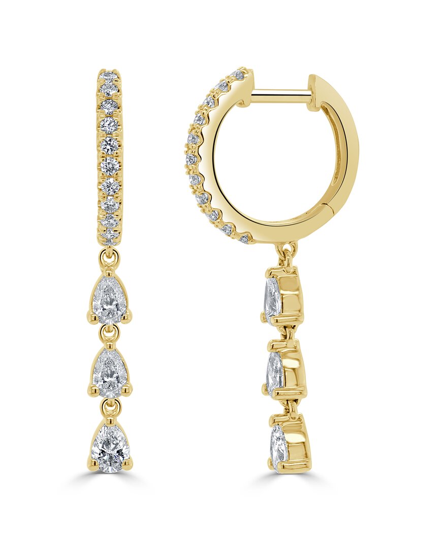 Sabrina Designs 14k 0.81 Ct. Tw. Diamond Drop Earrings