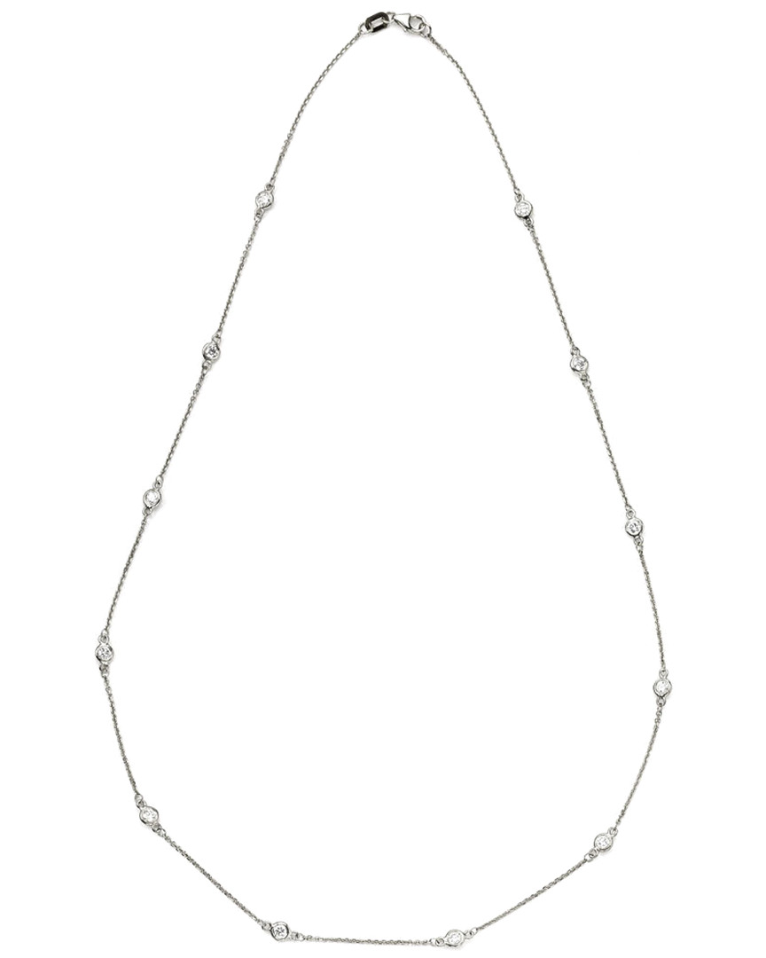 Suzy Levian 14k 2.60 Ct. Tw. Diamond Station Necklace