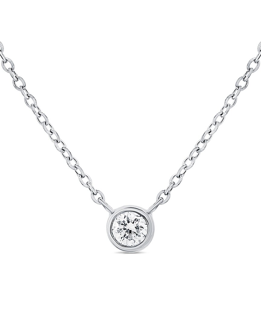 Sabrina Designs 14k 0.07 Ct. Tw. Diamond Necklace In Metallic