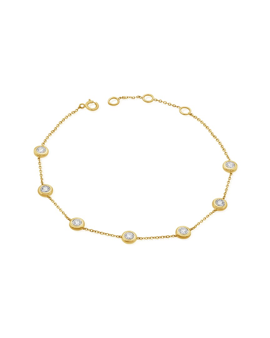 Sabrina Designs 14k 0.19 Ct. Tw. Diamond Station Bracelet In Gold