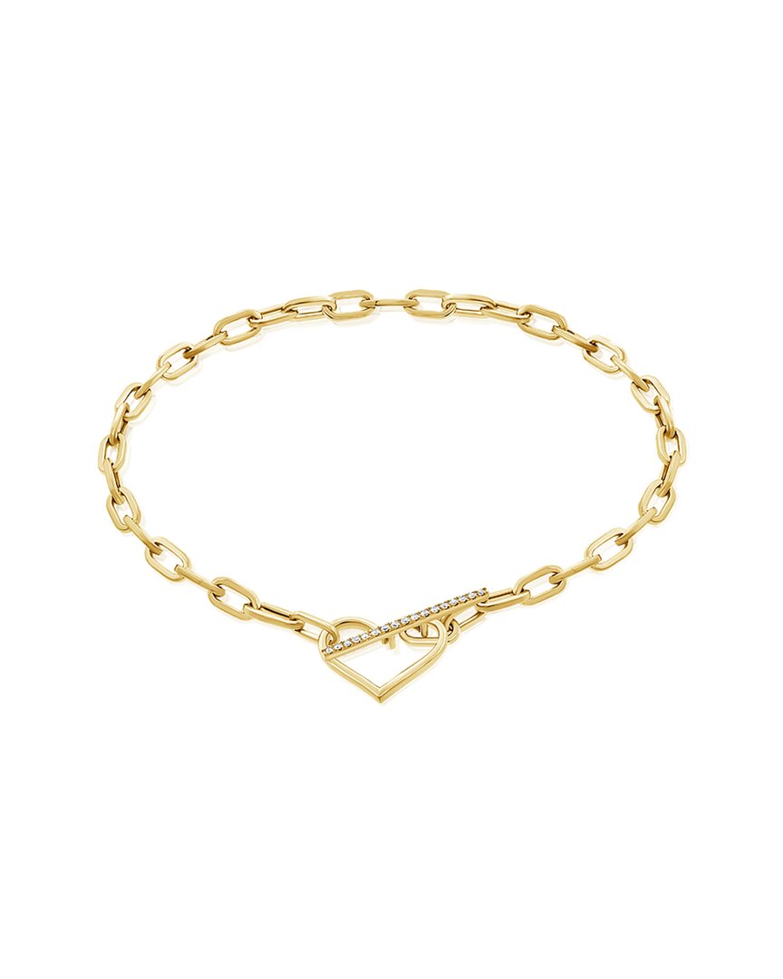Sabrina Designs 14k 0.05 Ct. Tw. Diamond Link Bracelet In Gold