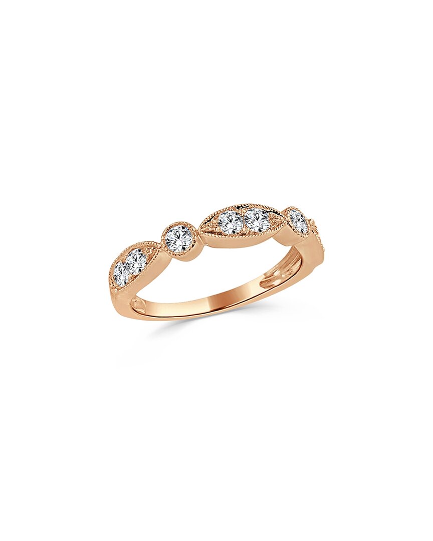 Sabrina Designs 14k Rose Gold 0.04 Ct. Tw. Diamond Ring