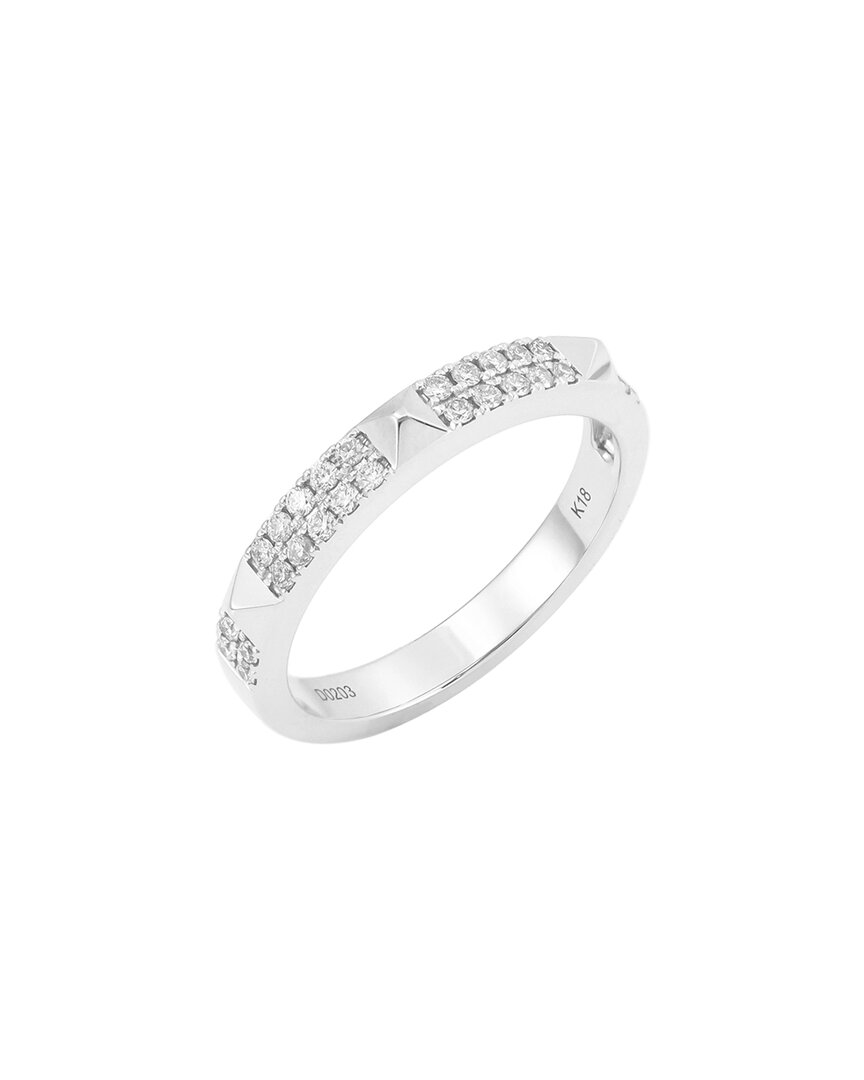 Sabrina Designs 18k 0.16 Ct. Tw. Diamond Link Ring In White