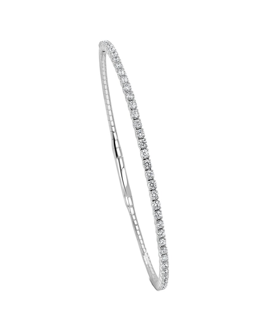 Sabrina Designs 14k 1.00 Ct. Tw. Diamond Flexible Bangle Bracelet