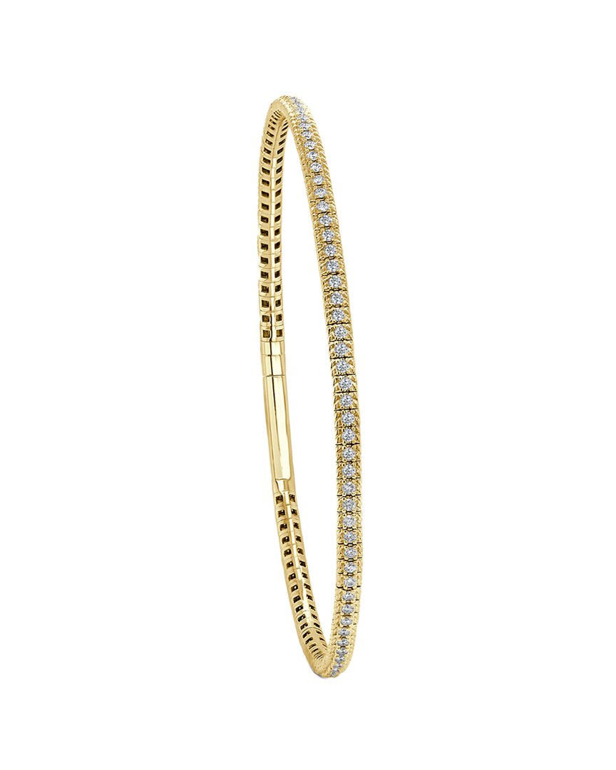 Sabrina Designs 14k 0.90 Ct. Tw. Diamond Flexible Bangle Bracelet In Gold