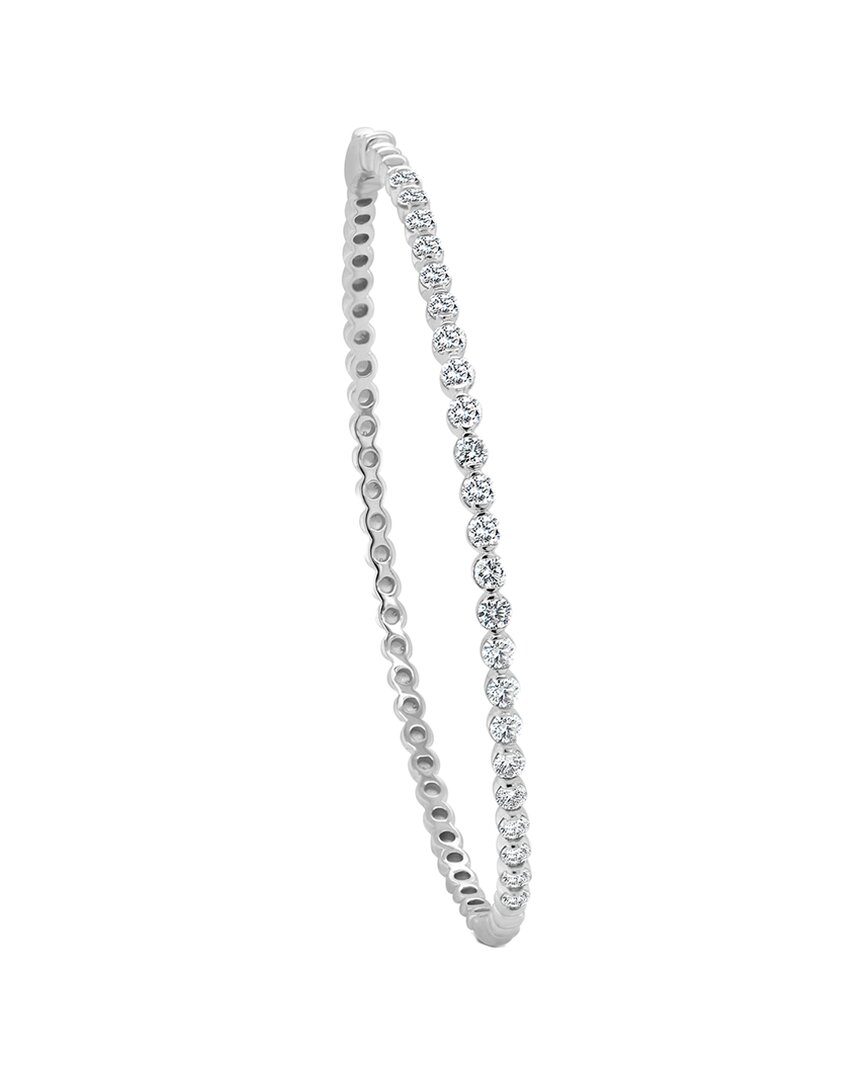 Sabrina Designs 14k 1.27 Ct. Tw. Diamond Bangle Bracelet In Metallic
