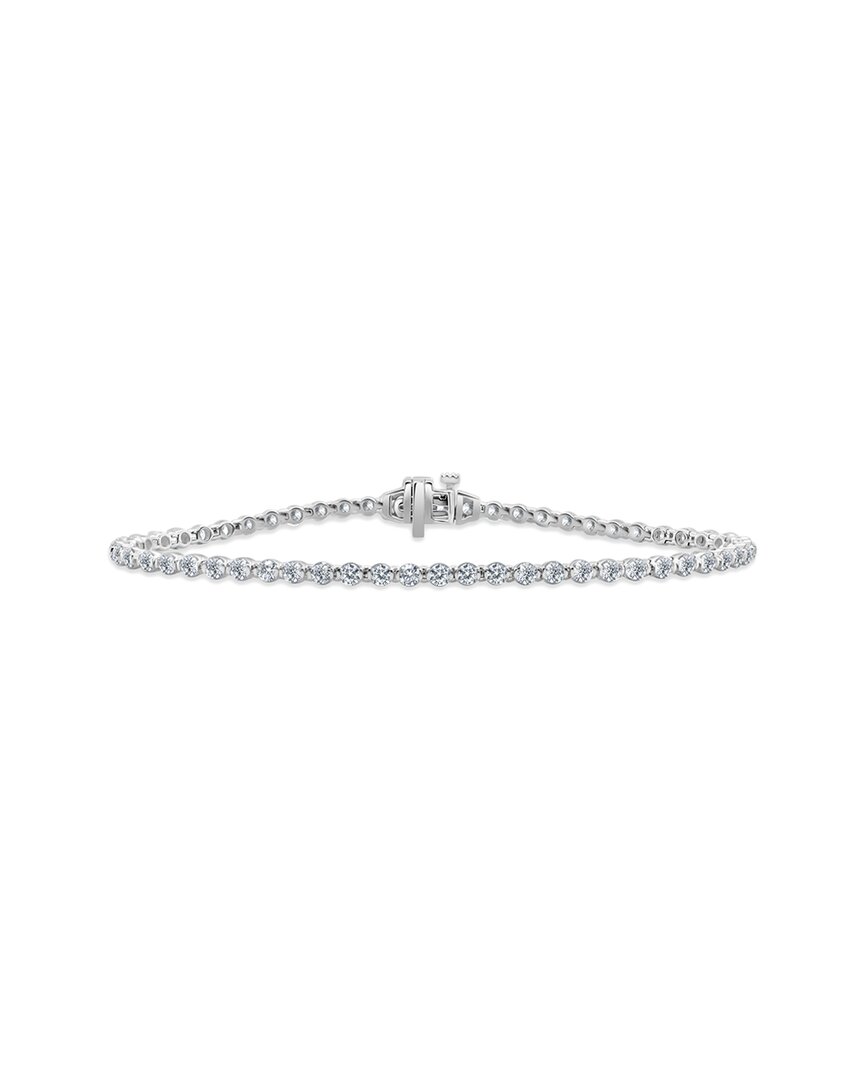 Sabrina Designs 14k 2.90 Ct. Tw. Diamond Tennis Bracelet In Metallic