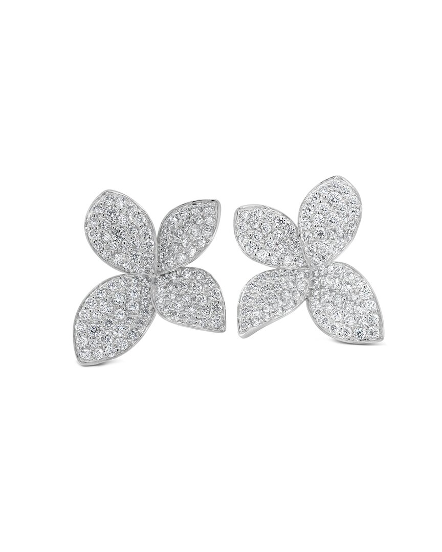 Sabrina Designs 14k 3.40 Ct. Tw. Diamond Flower Earrings