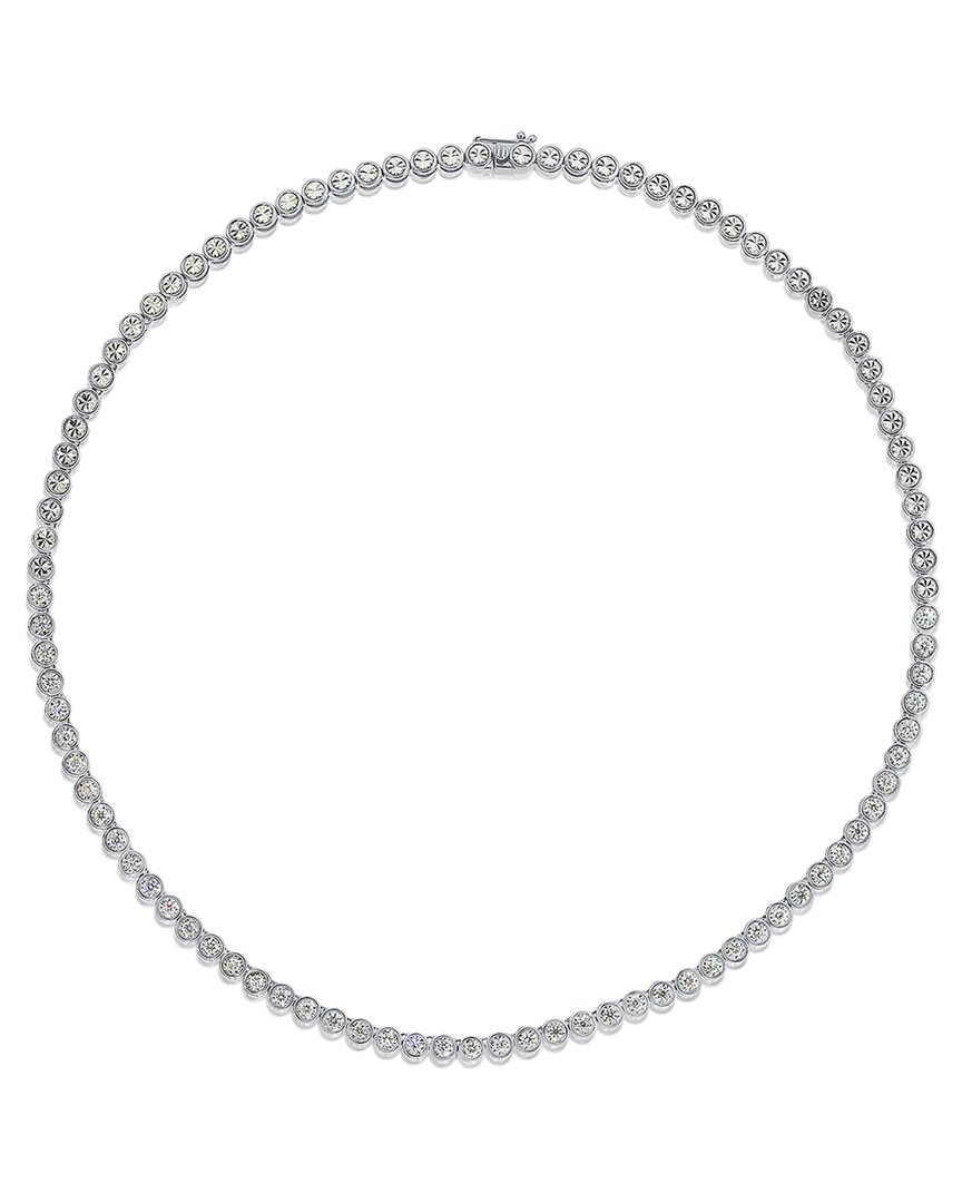 Sabrina Designs 14k 1.43 Ct. Tw. Diamond Tennis Necklace In Gray